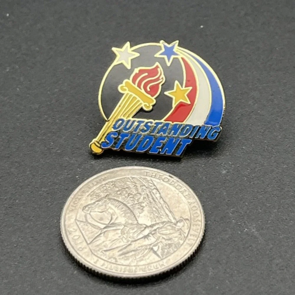 Outstanding Student Achievement Award School Education‎ Lapel Hat Pin